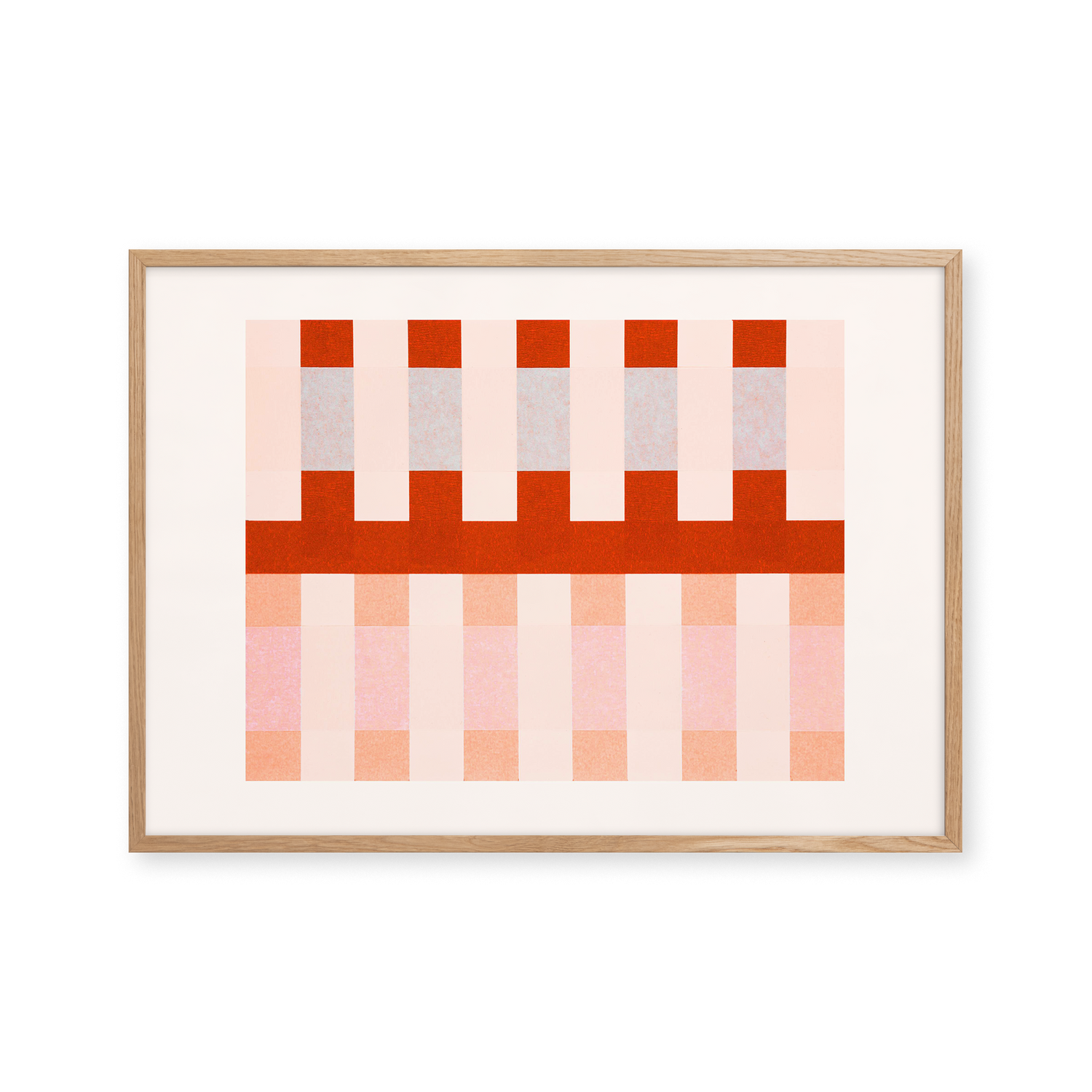 Parallele Linien – Rot