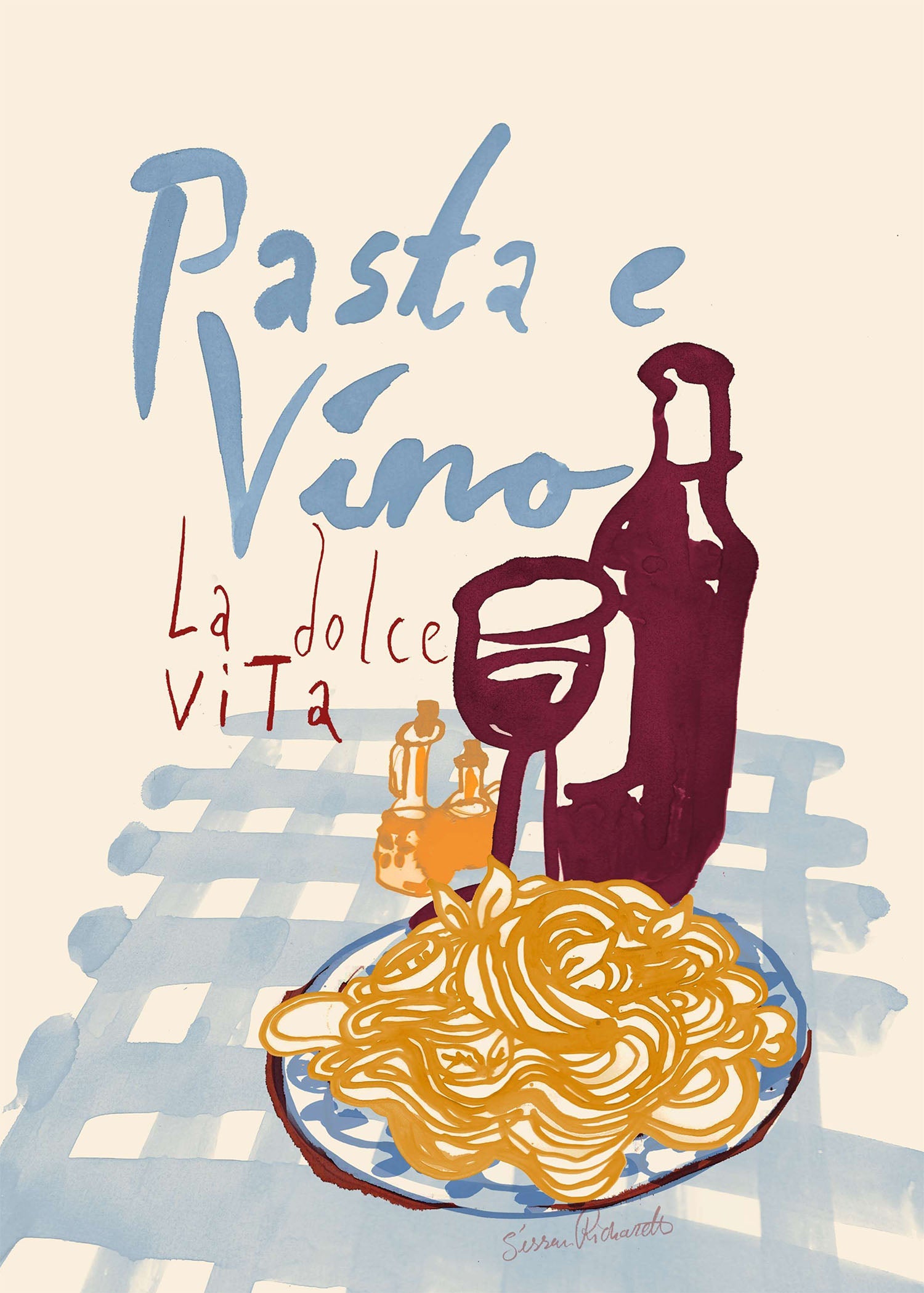 Pasta and Wine