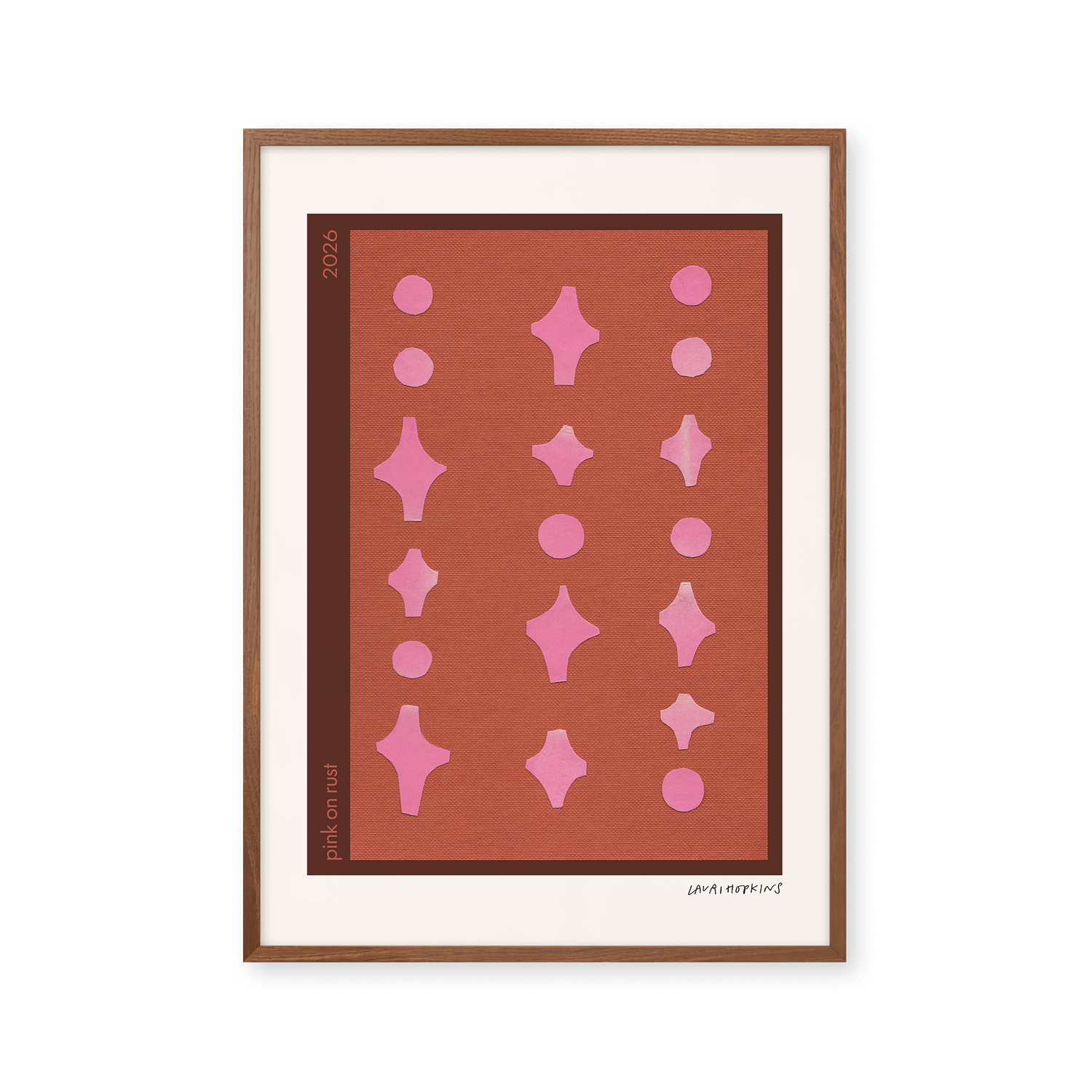 Pink on Rust