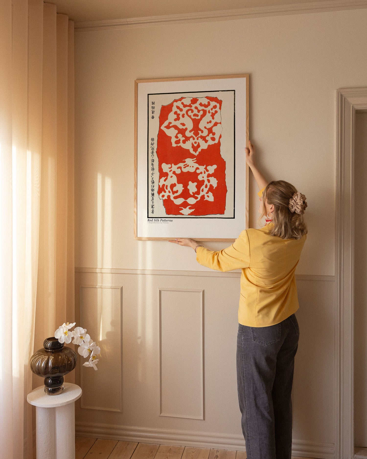 Red Silk Patterns