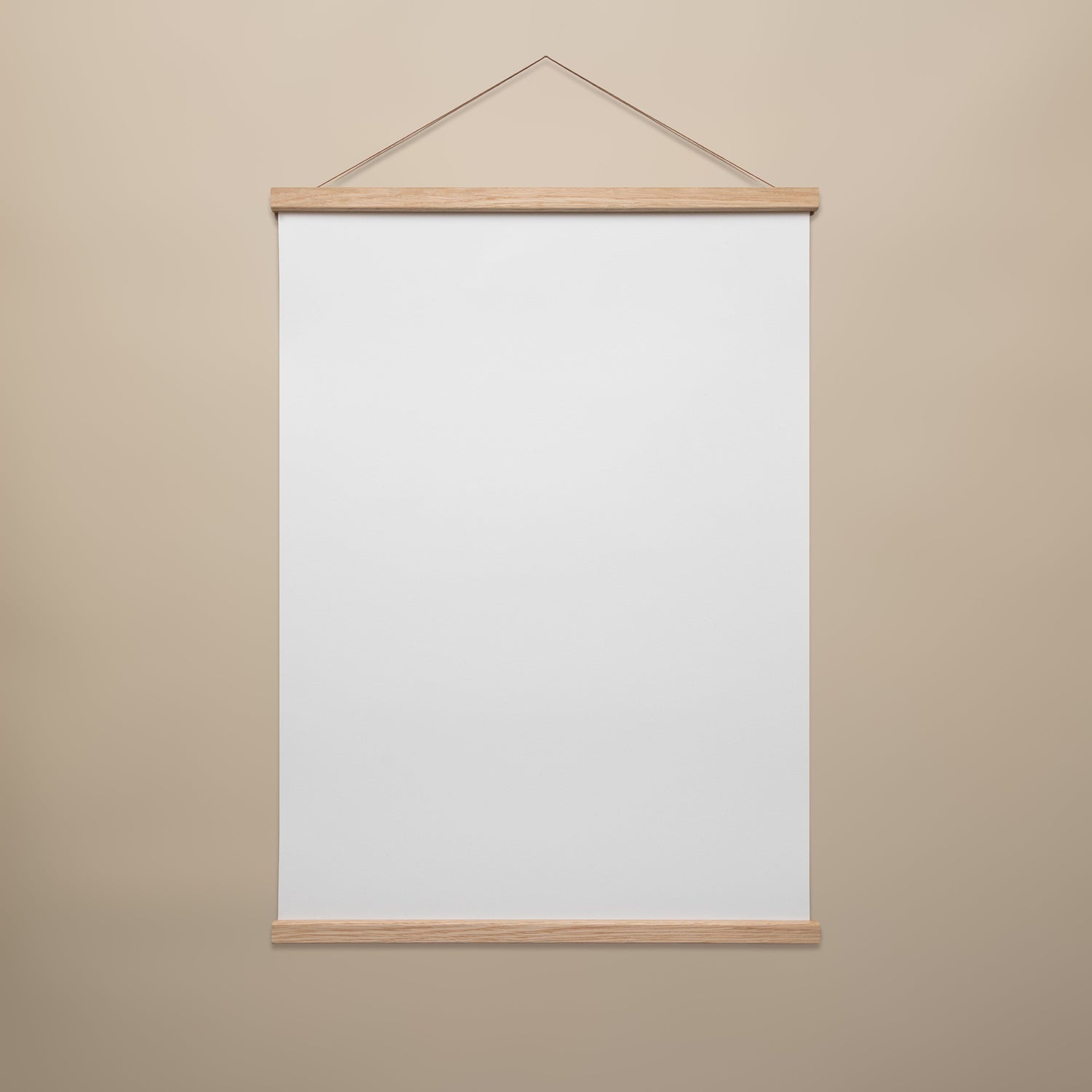 Magnetramme i egetræ