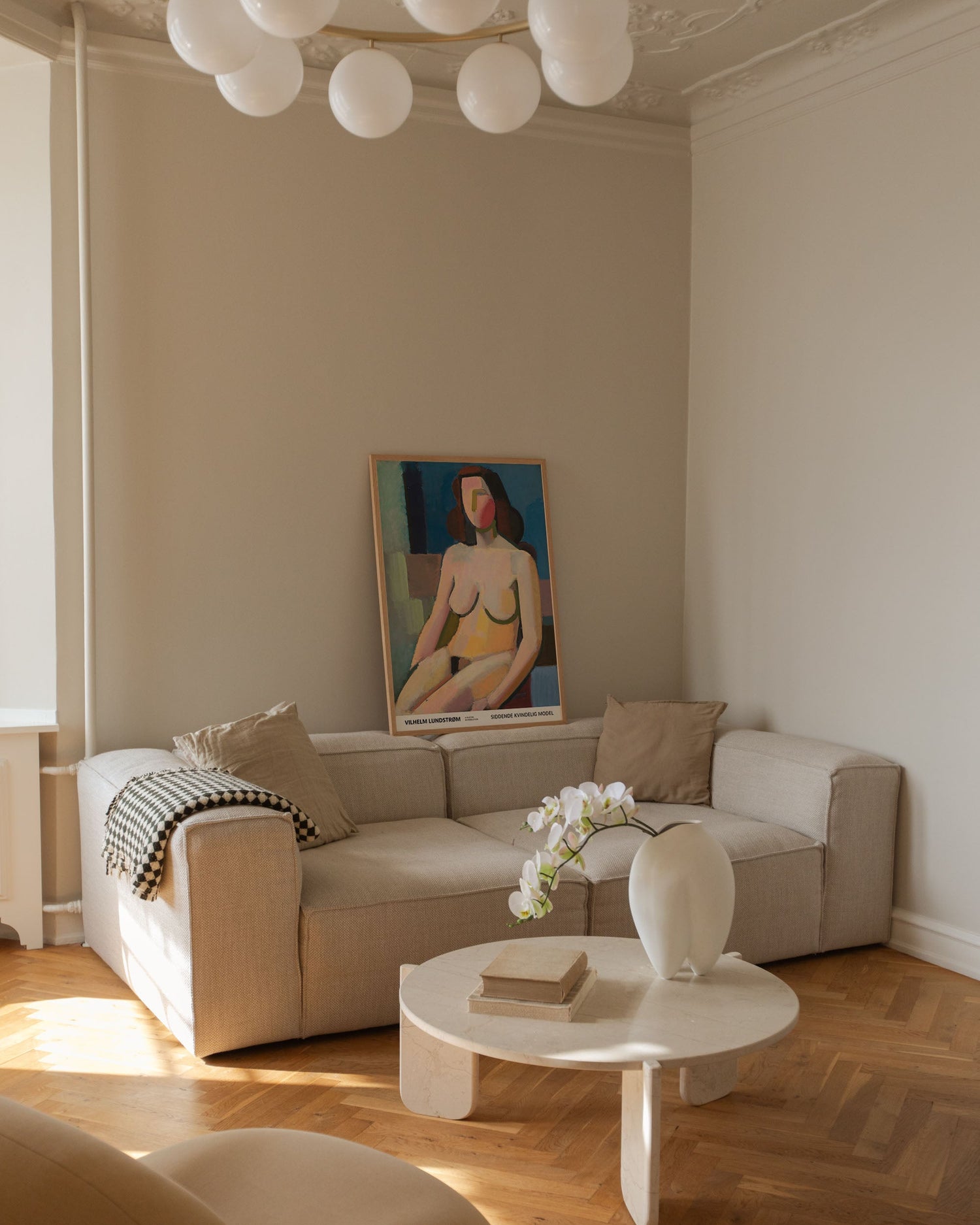 Sitting female model, 1940