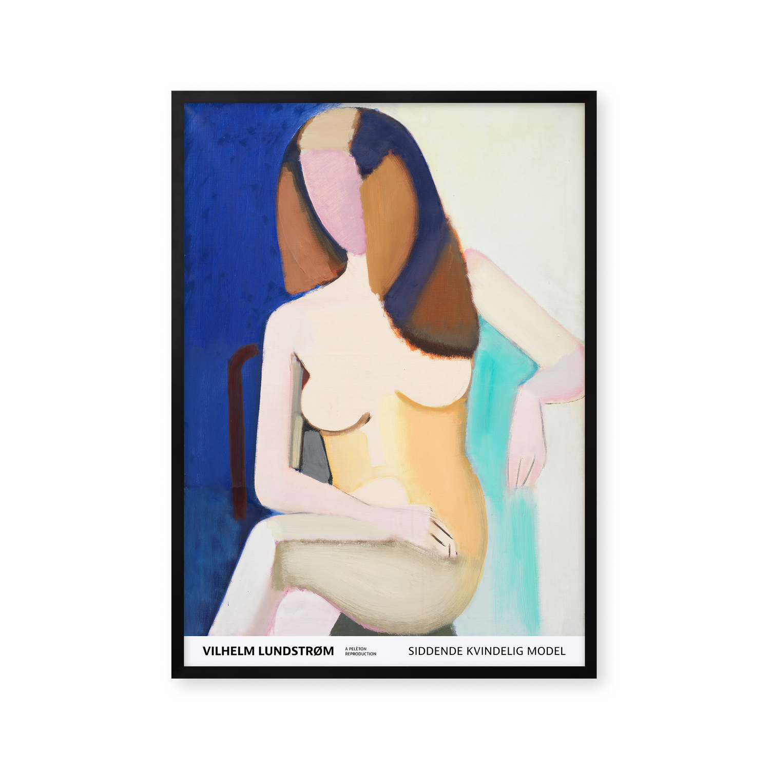 Siddende kvindelig model, 1950