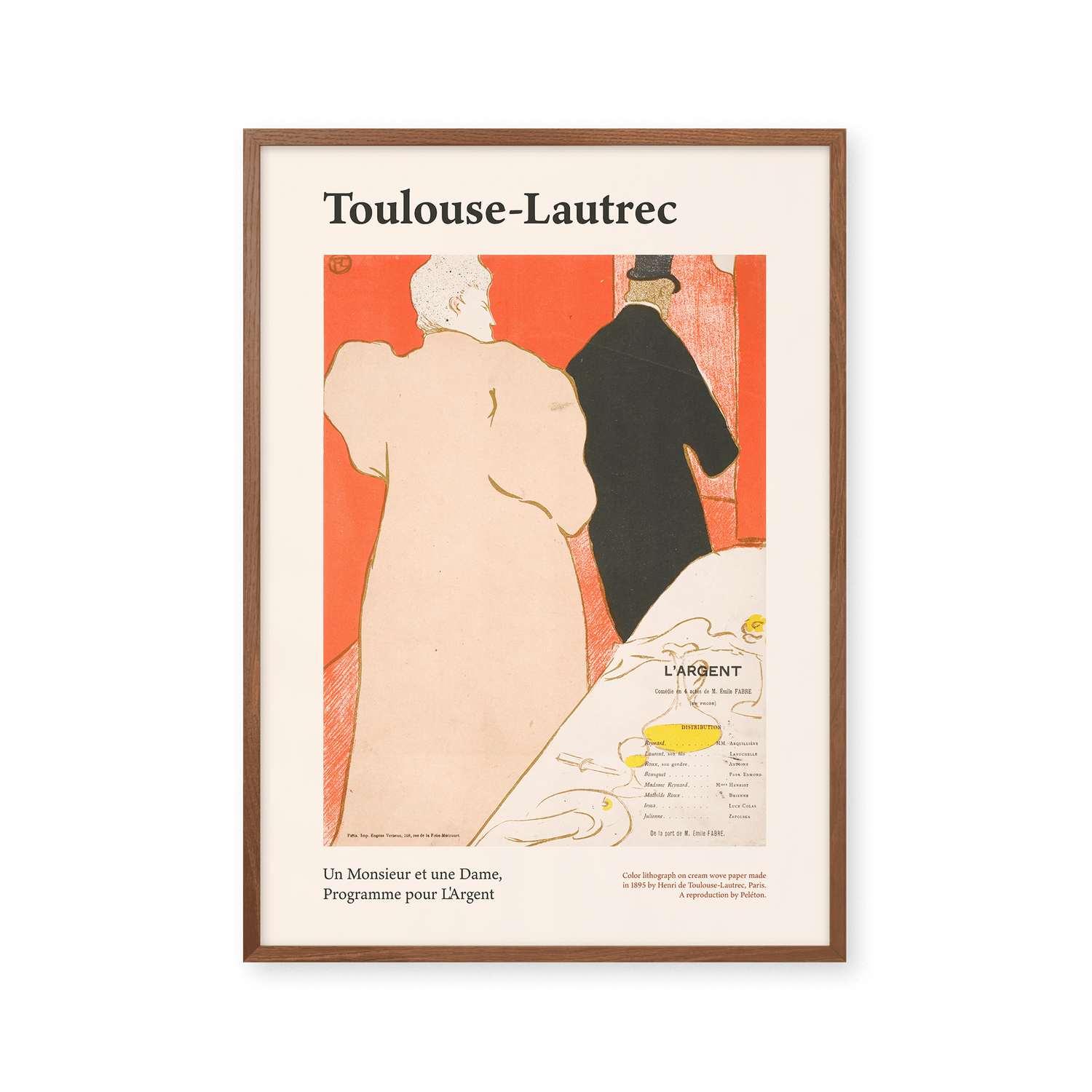 A Gentleman and a Lady, Program for Money