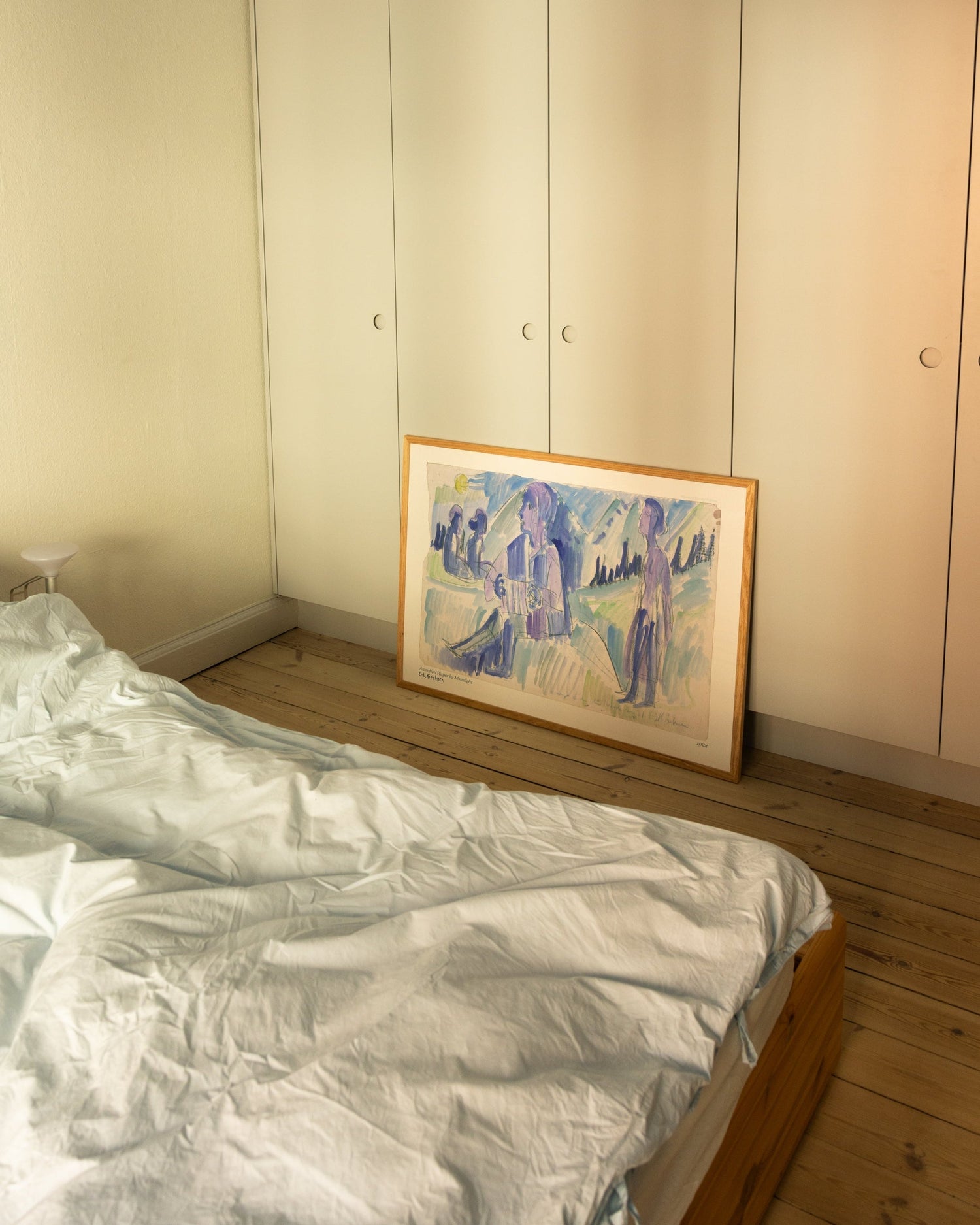 Accordion Player by Moonlight