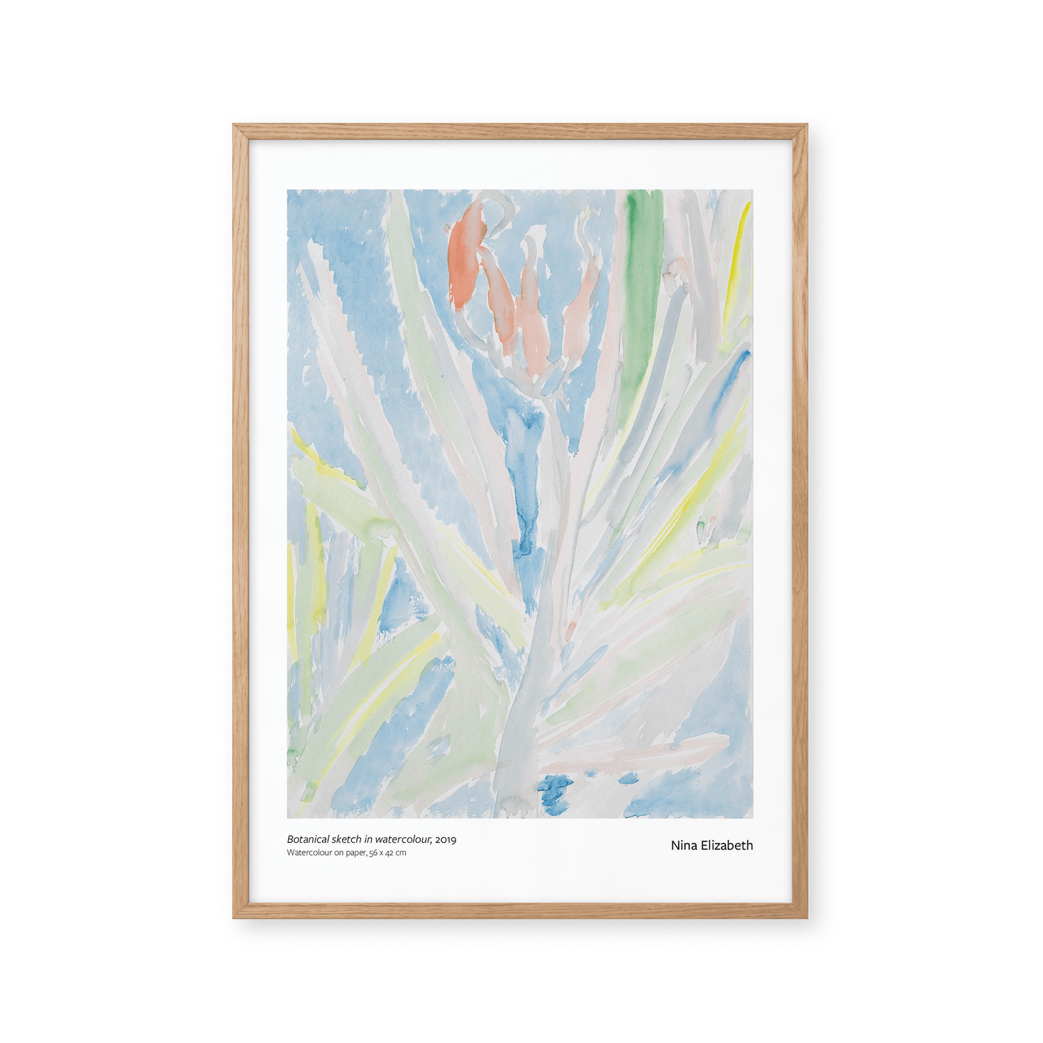 Botanische Skizze in Aquarell