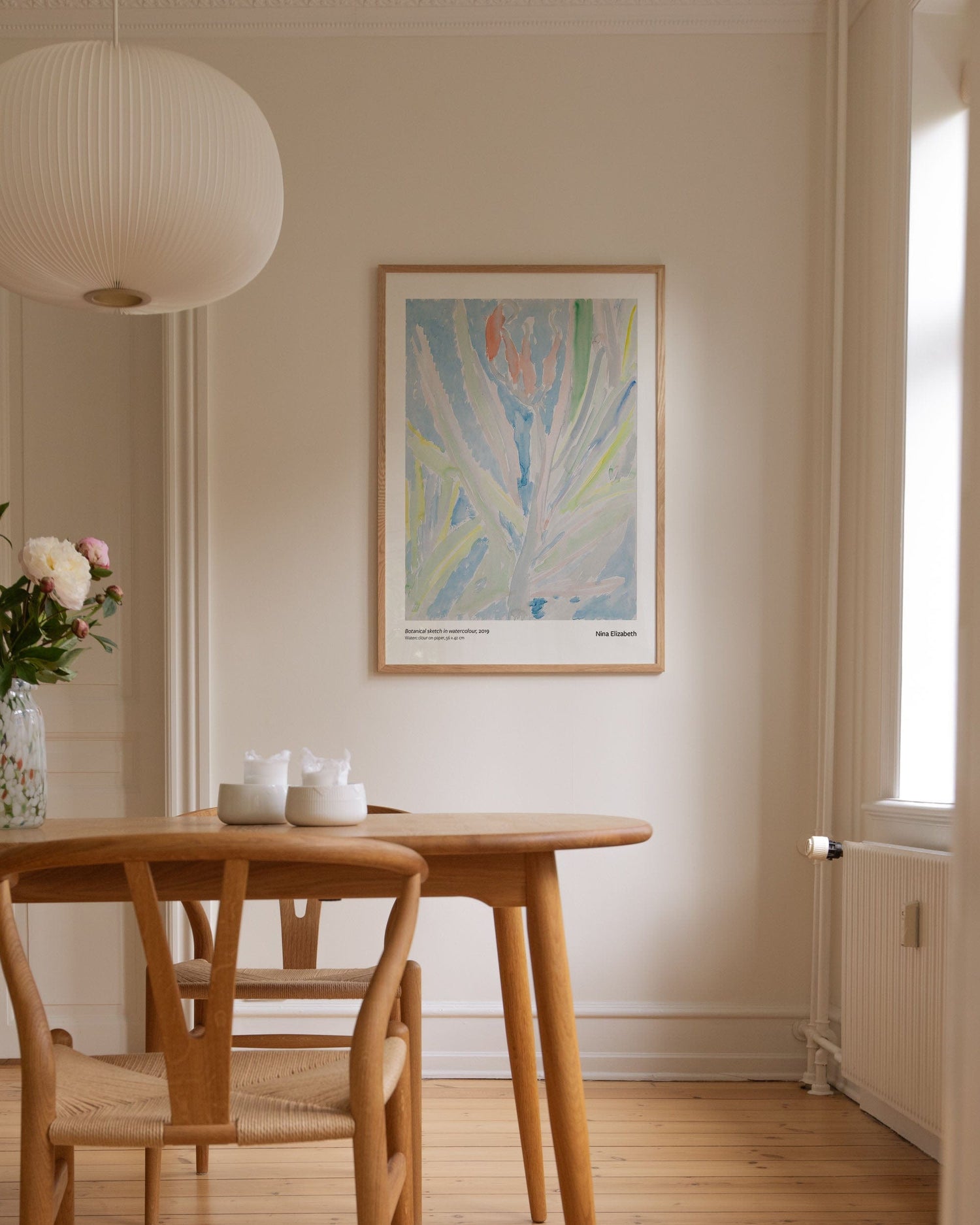 Botanische Skizze in Aquarell
