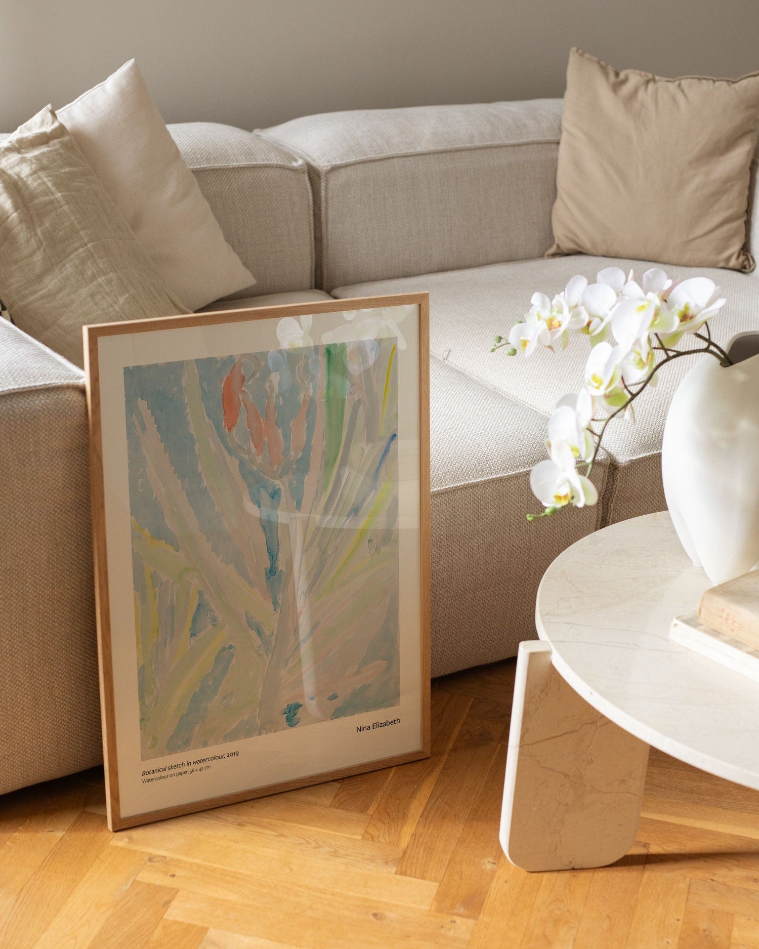 Botanische Skizze in Aquarell