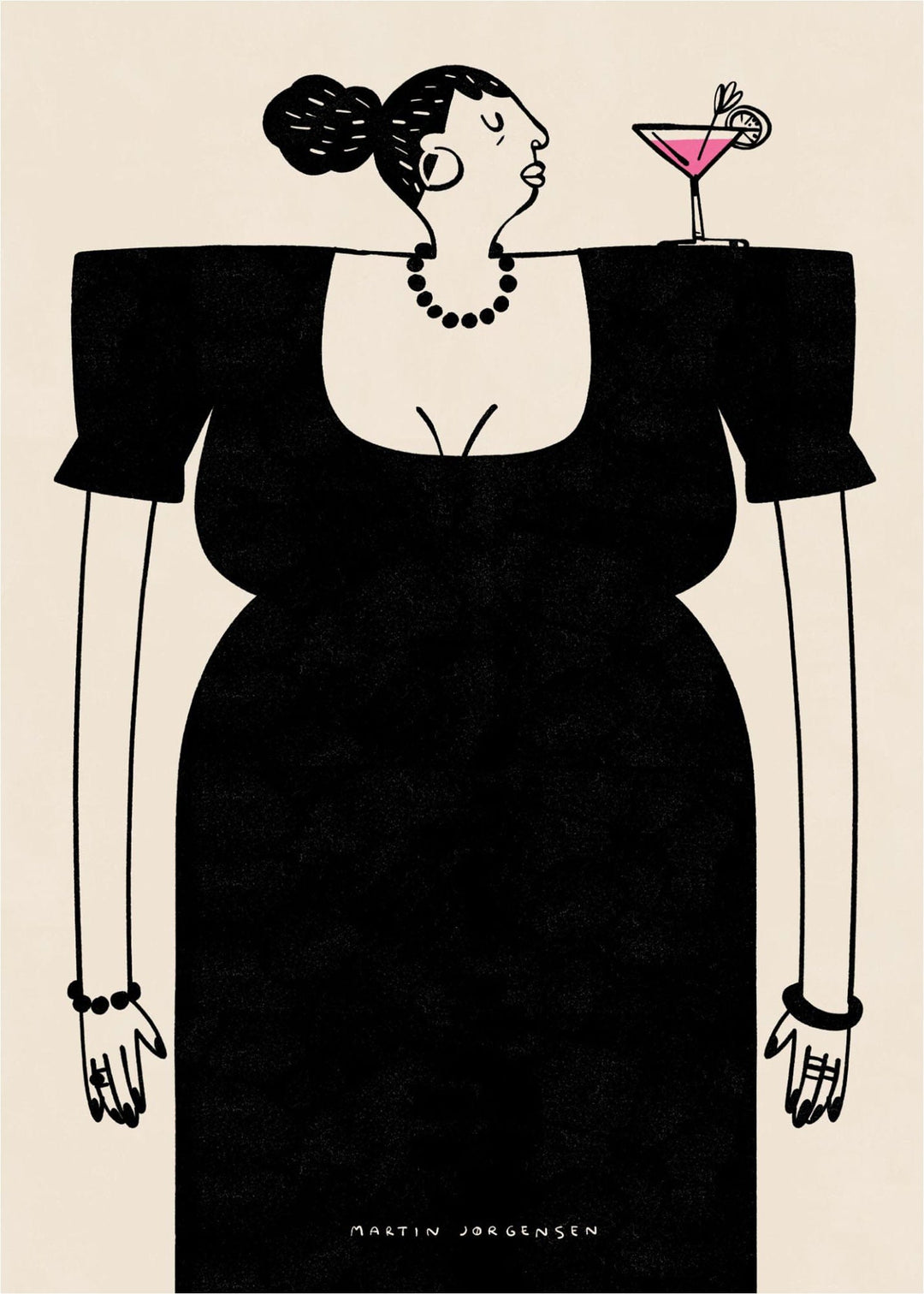 Cocktail party woman