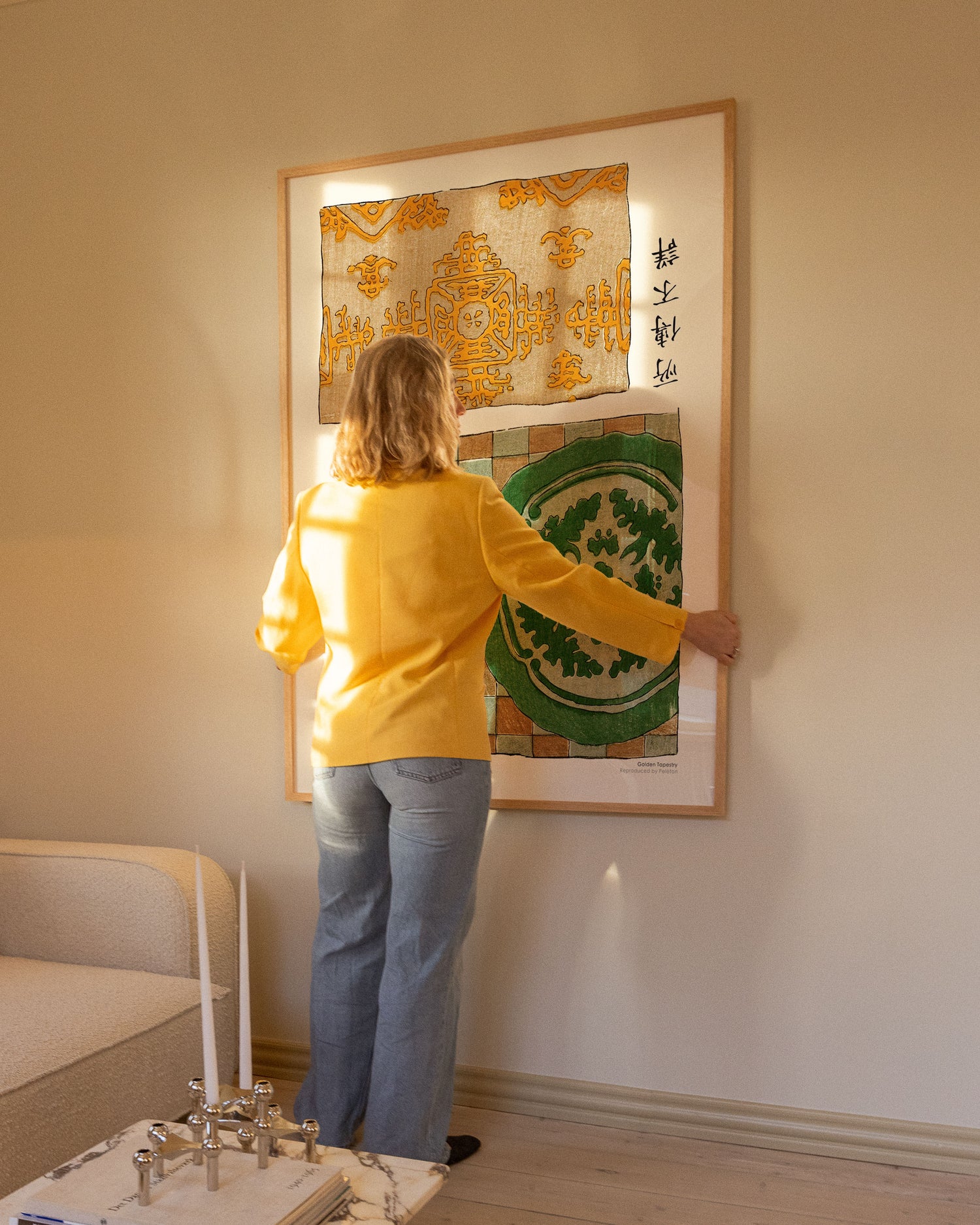 Goldener Wandteppich