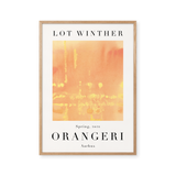 Orangerie – Poster von Lot Winther im Eichenrahmen