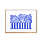 Papercut 04 - Blau