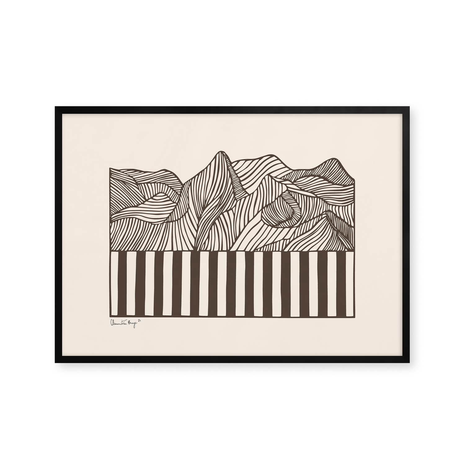 Papercut 04 - Braun