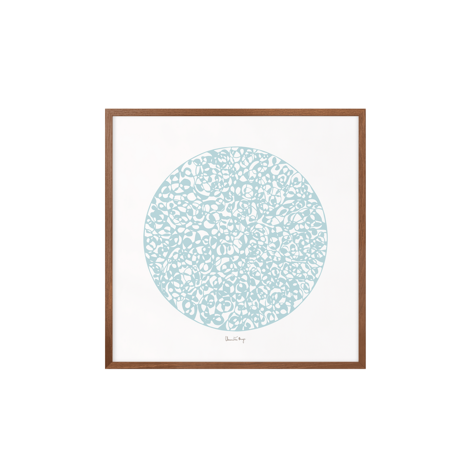 Papercut 10 - Moon blue