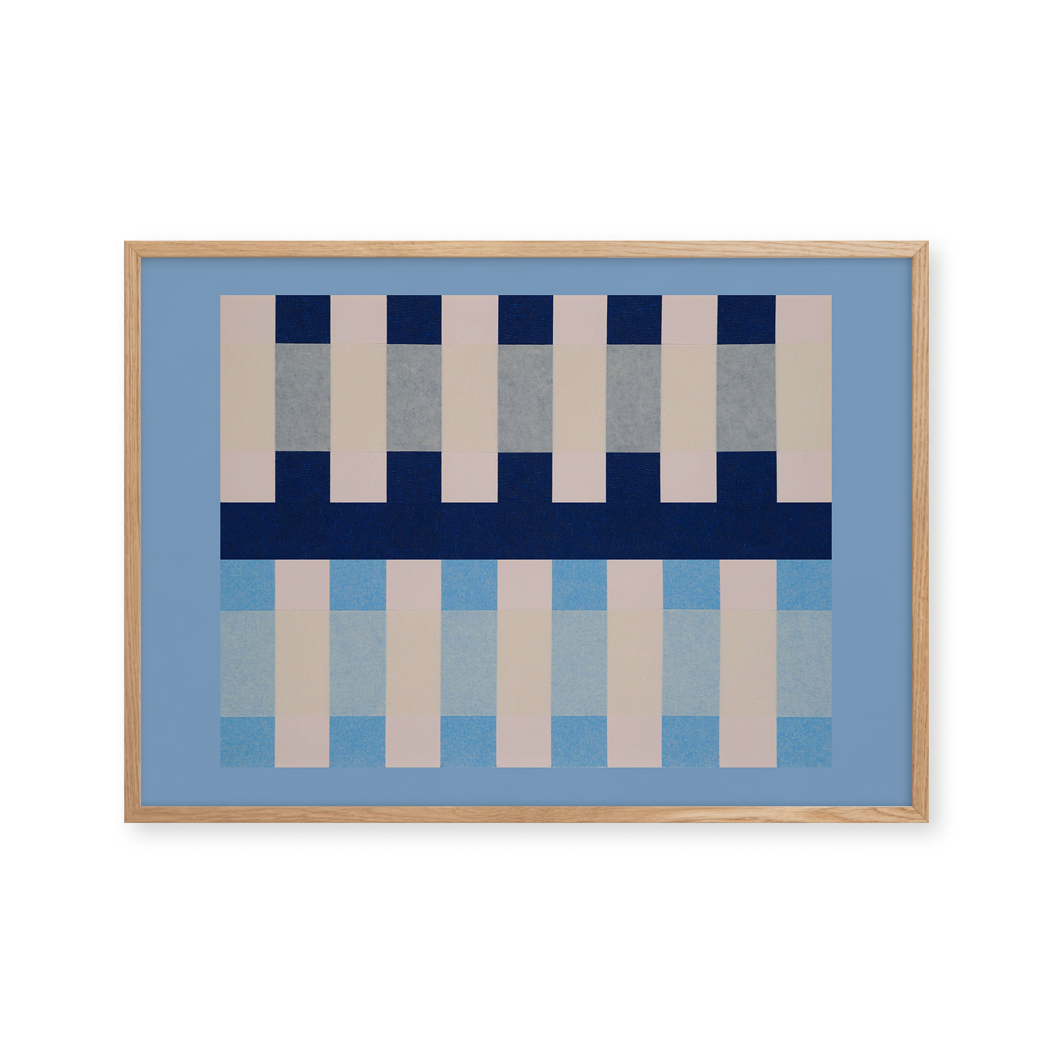 Parallele Linien – Hellblau