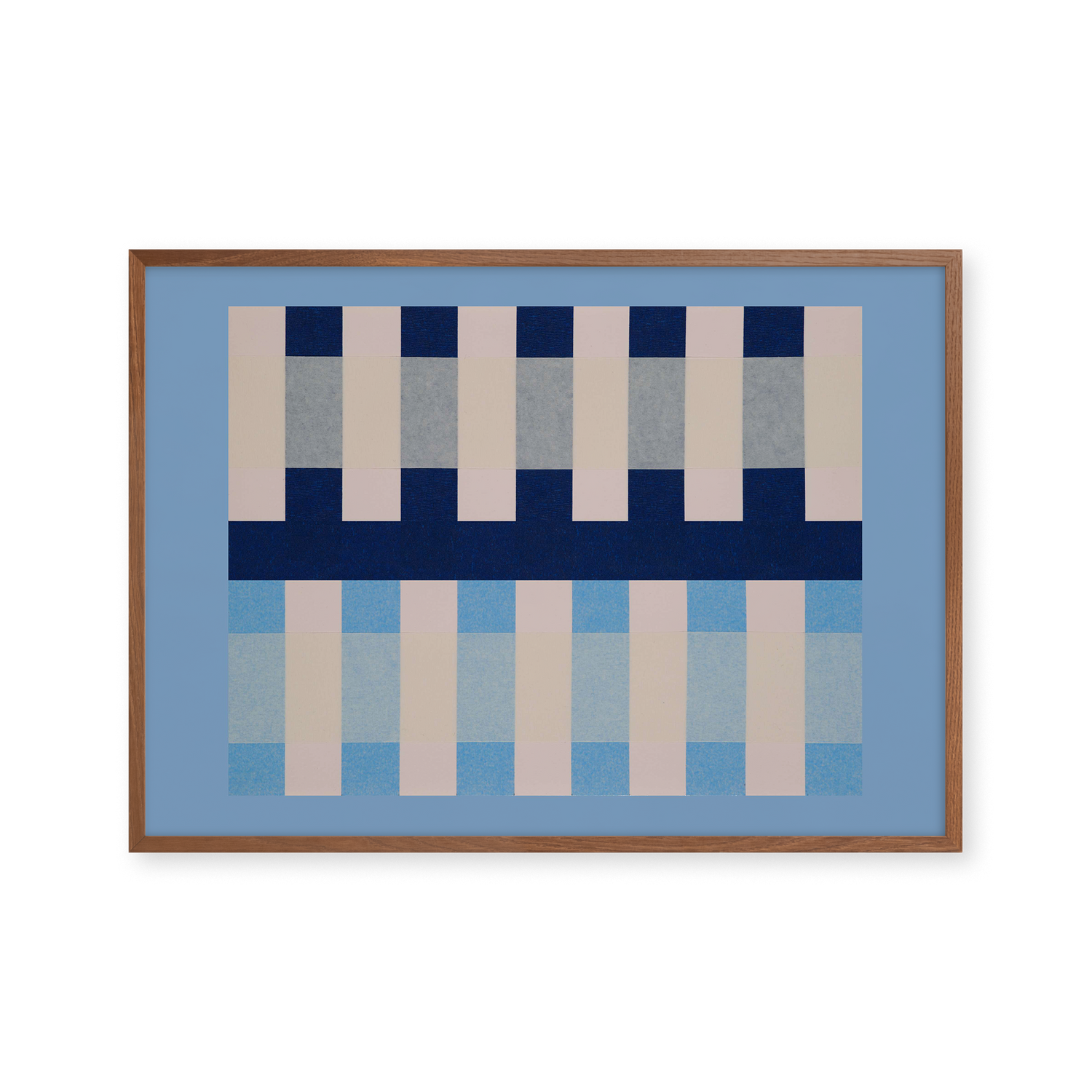 Parallele Linien – Hellblau
