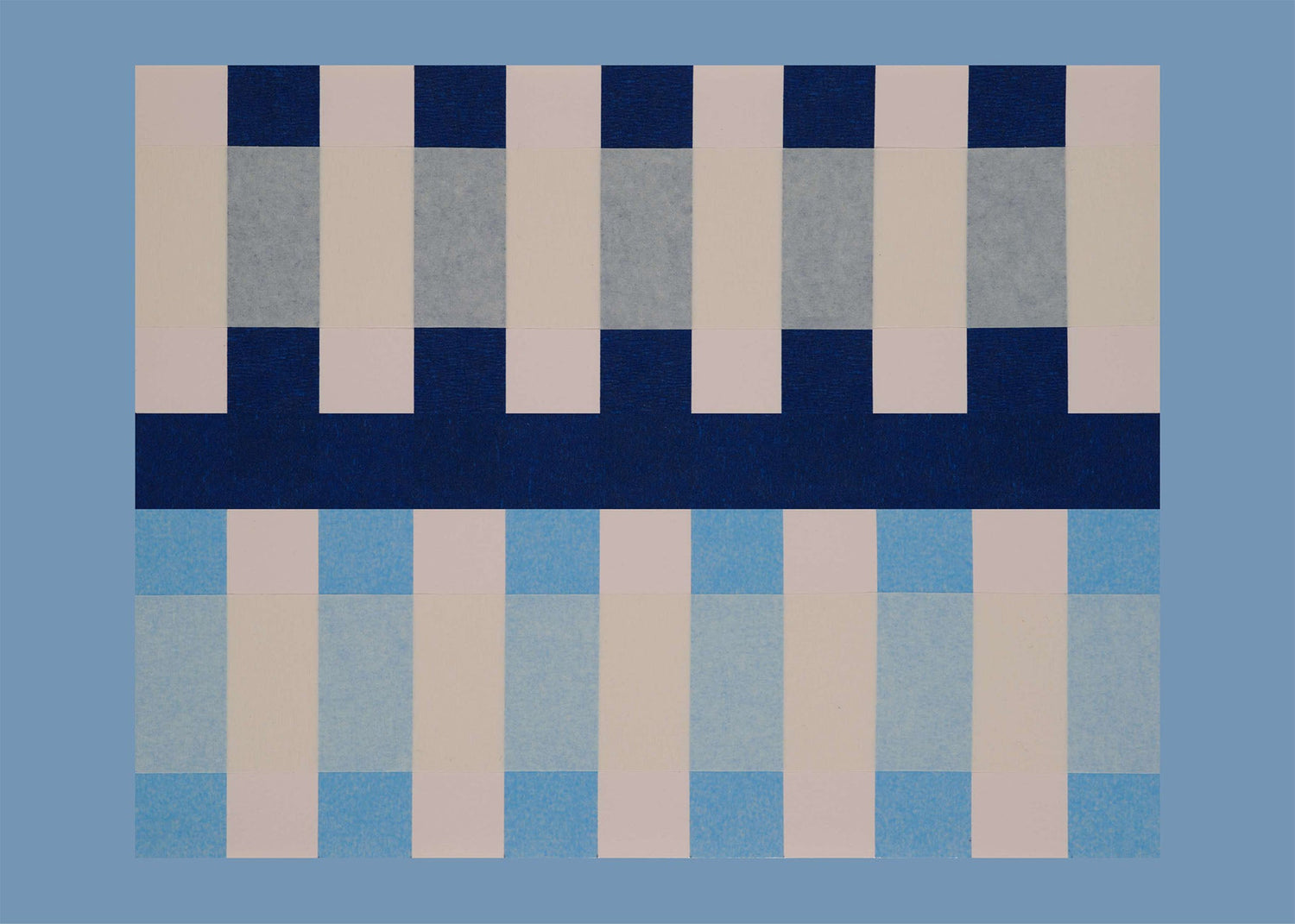 Parallele Linien – Hellblau