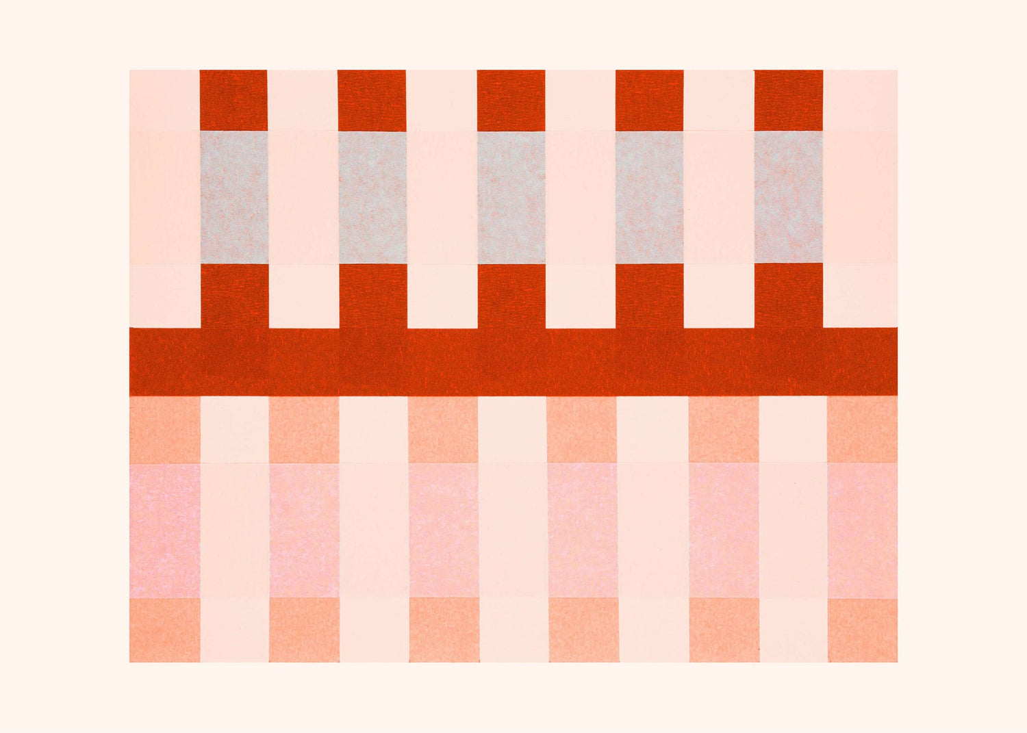 Parallele Linien – Rot