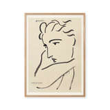 Profil einer Frau