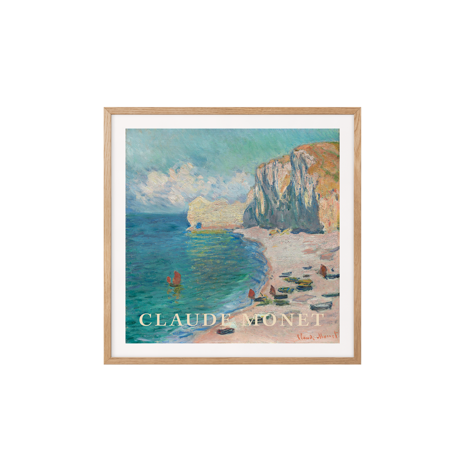 Der Strand und die Falaise d'Amont