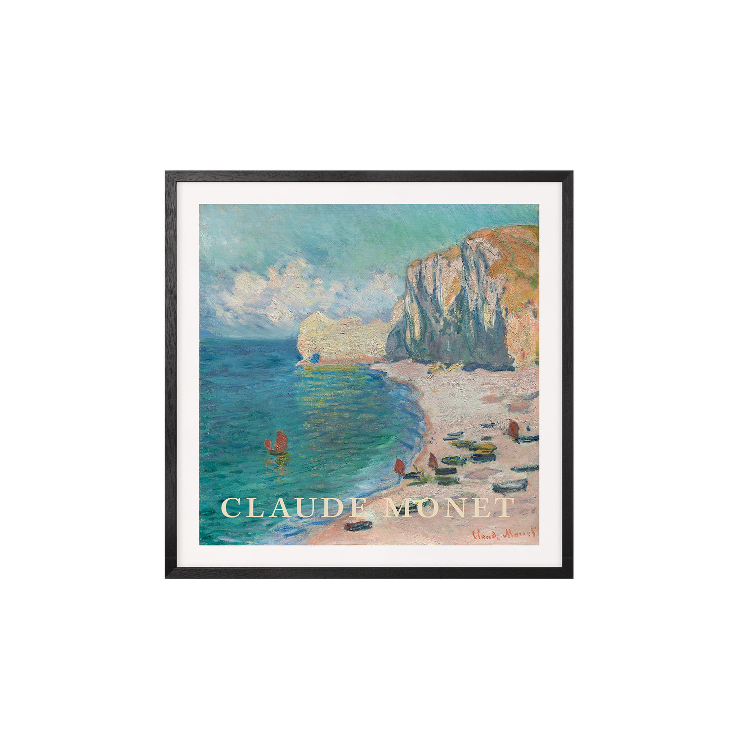 Der Strand und die Falaise d'Amont