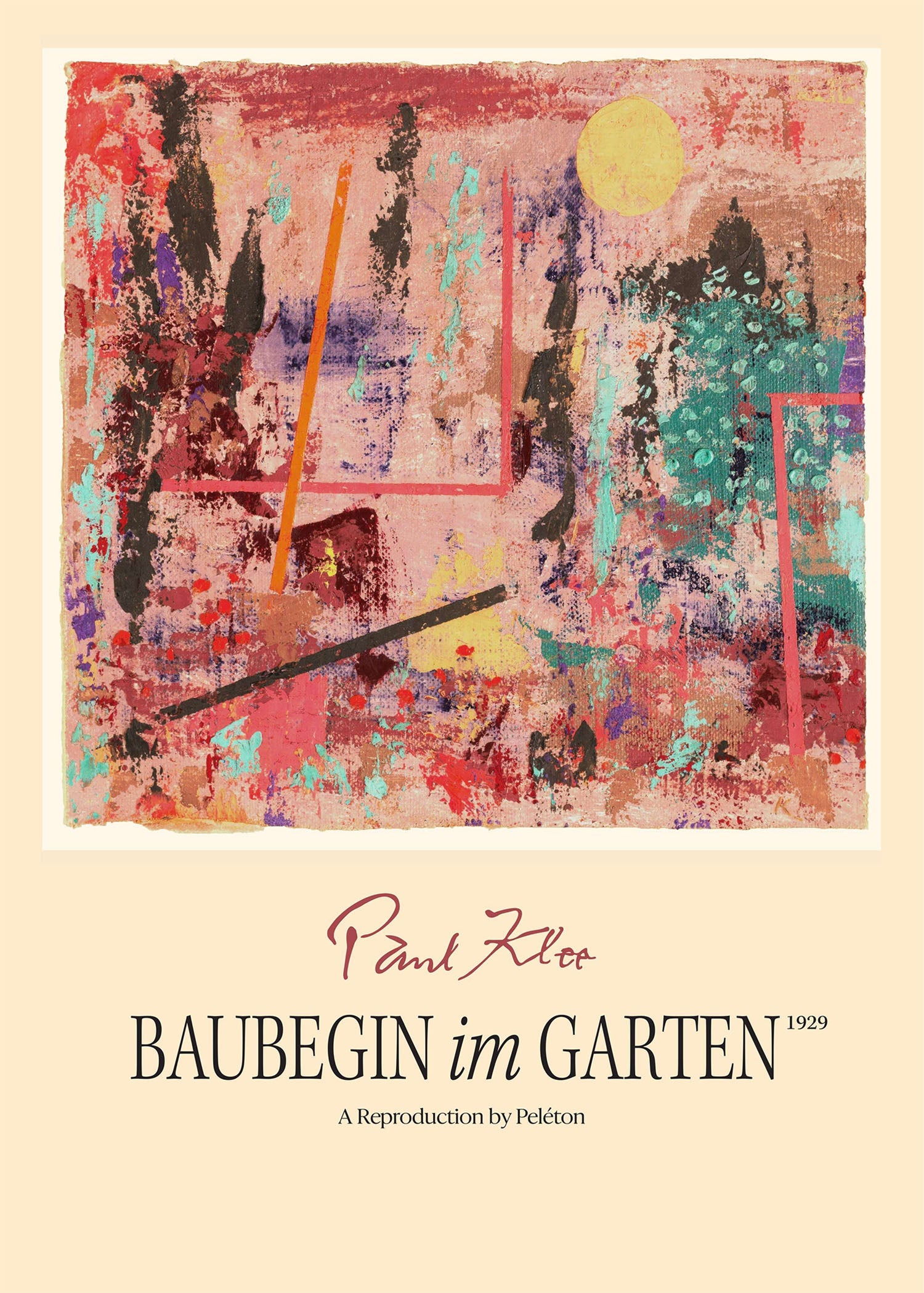 Baubeginn im Garten