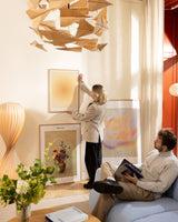 Flourishing composition of art posters